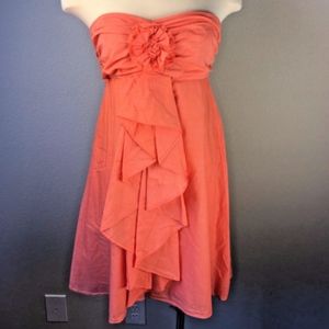 J. Crew Strapless Ruffle Dress